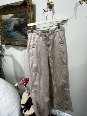 Women’s Beige Casual Chino Pants